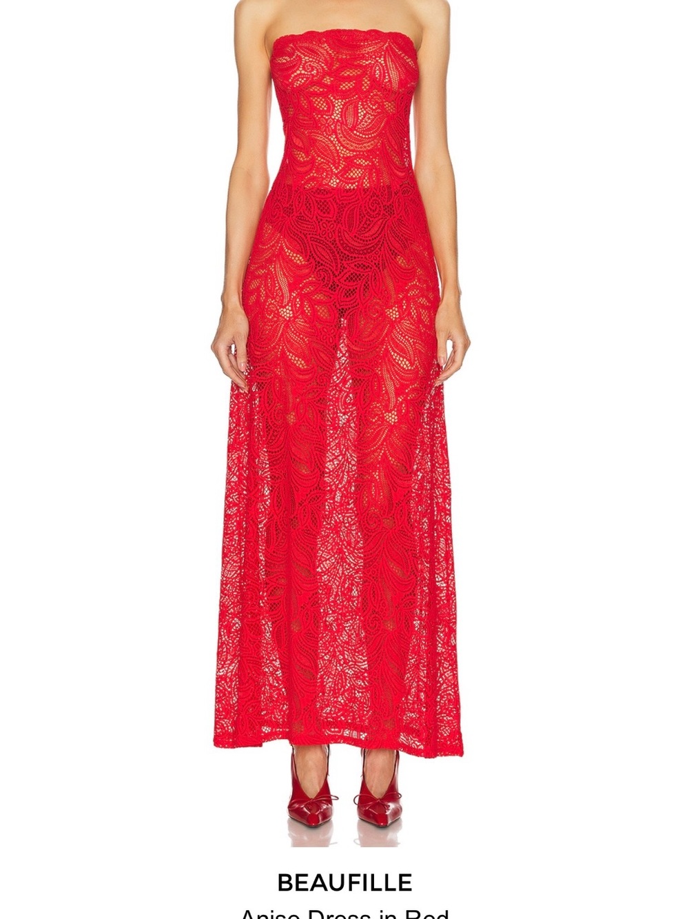 Beaufille Anise lace dress